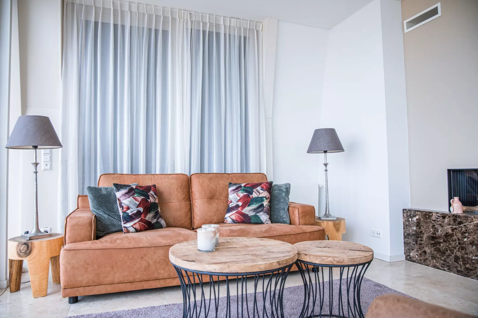 De ZeeParel Pink Shrimp-Living room