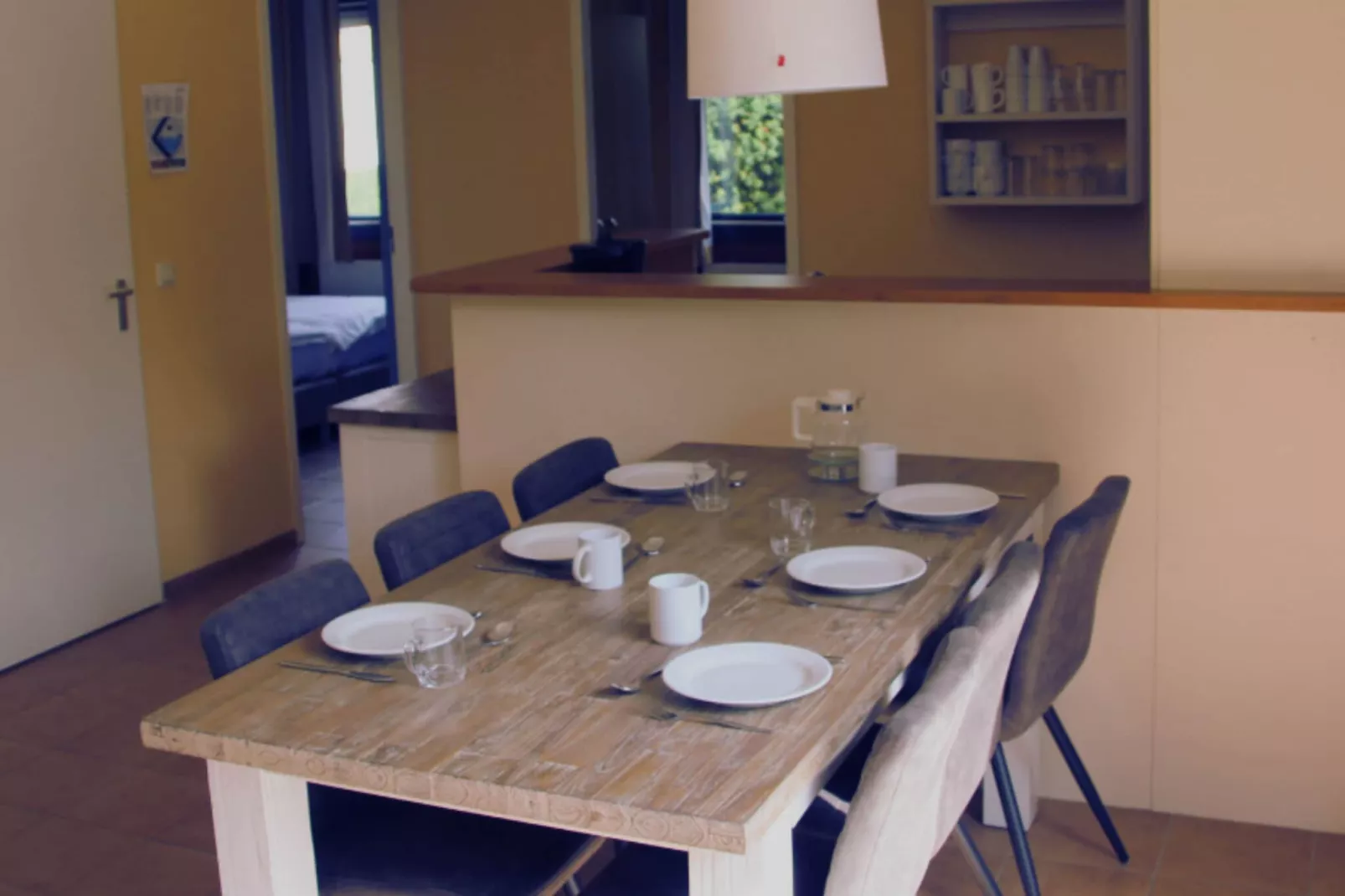 Comfort bungalow – Max 6 personen – nummer 56-Salle à manger