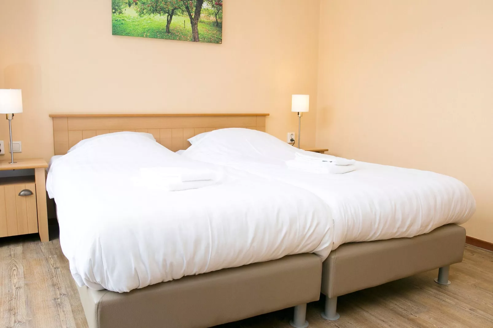 Comfort bungalow – Max 6 personen – nummer 49-Schlafzimmer
