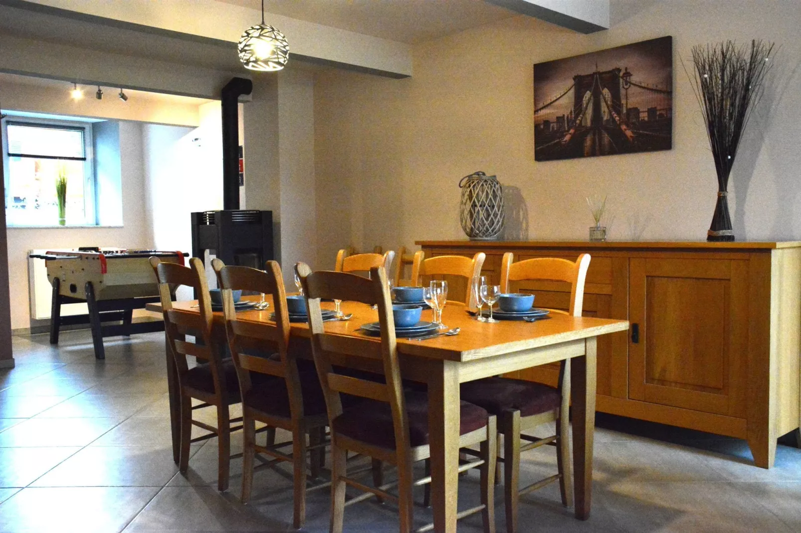 Le Gîte Mariette-Dining room