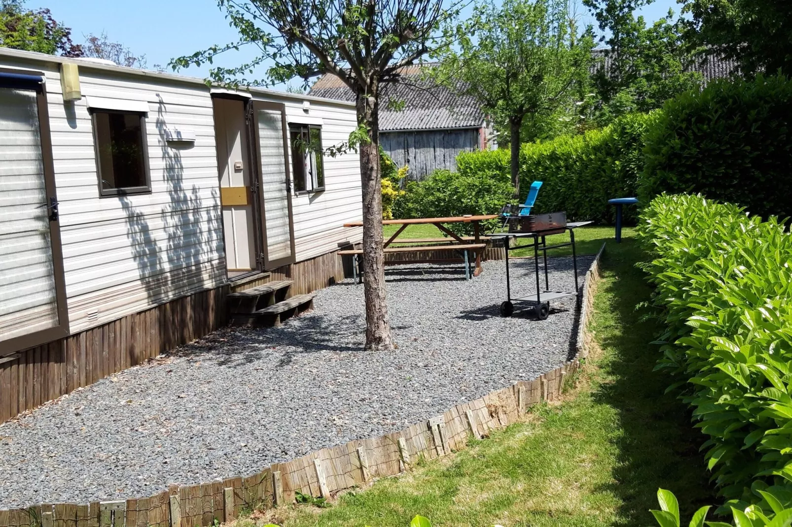 Mobil-home Grenterie-Exterior summer