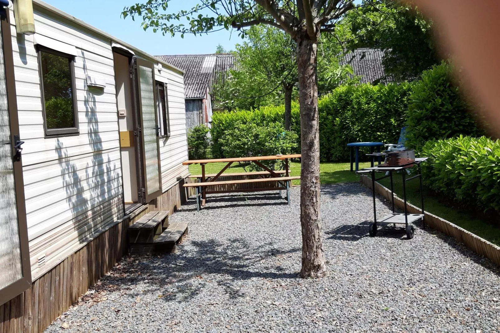 Mobil-home Grenterie-Exterior summer