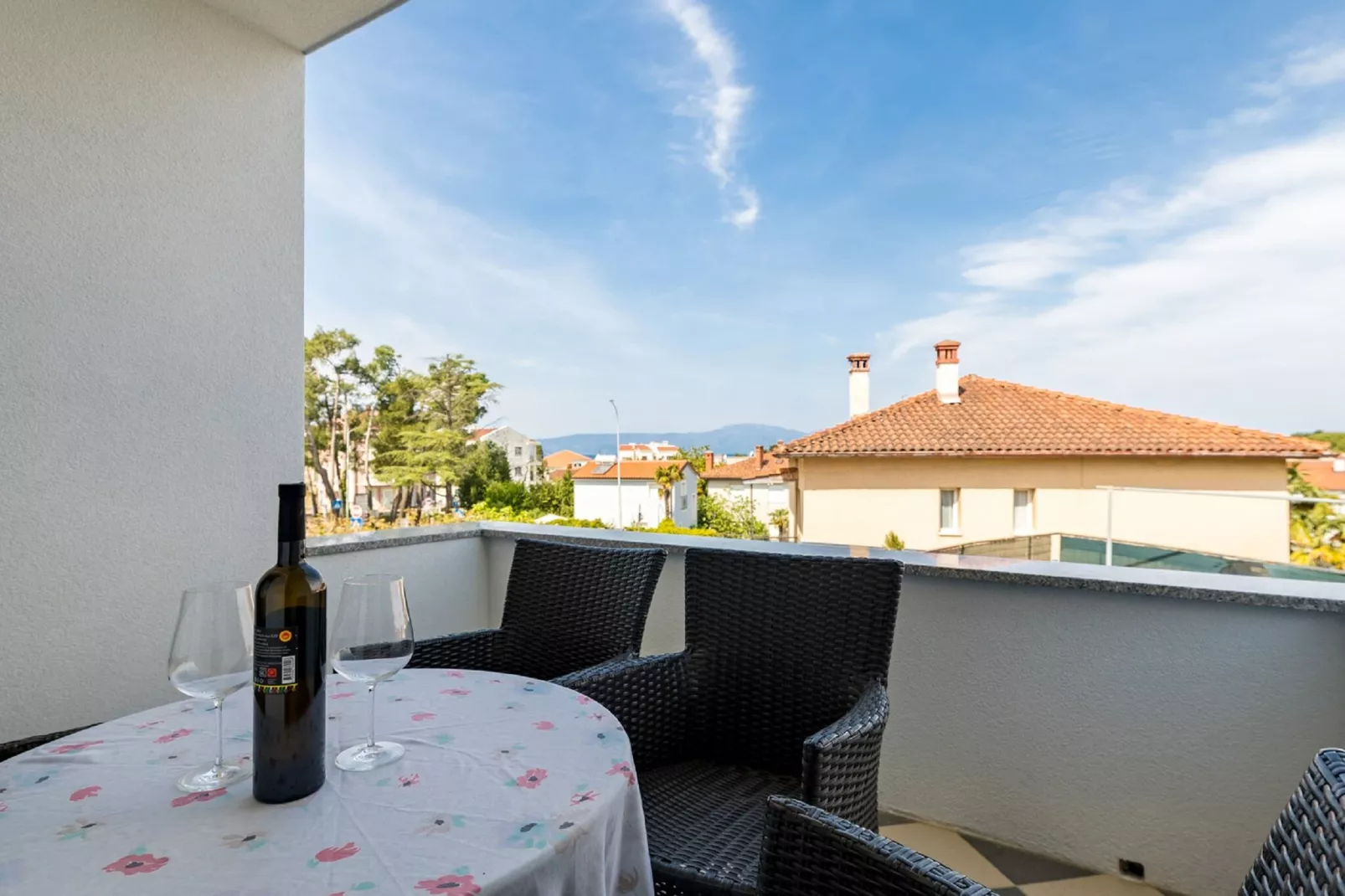 Apartment Hrzic Andre-Terrassenbalkon