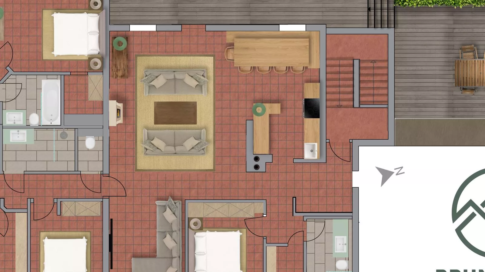 Family Hideout-Grundriss