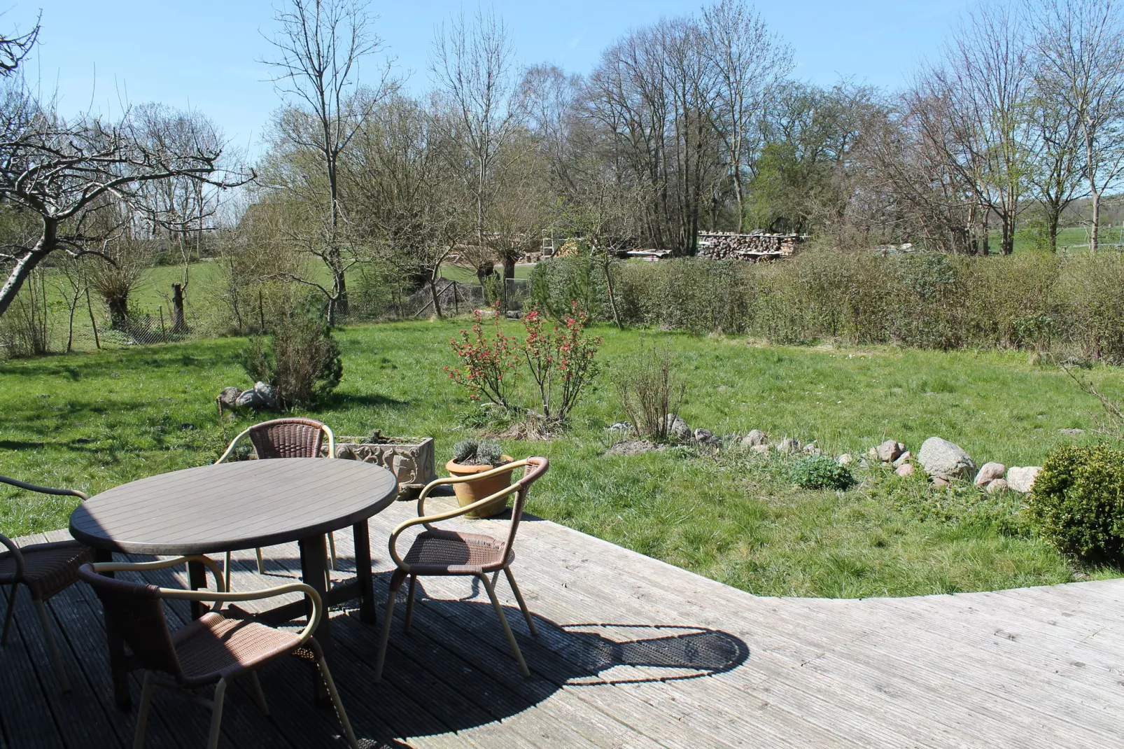 Ferienwohnung Parkblick mit 3 Schlafzimmern-Terrace balcony