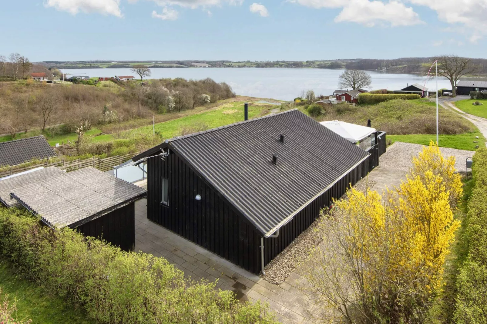 5 etoiles maison de vacances a Kolding-Vue sur l'eau