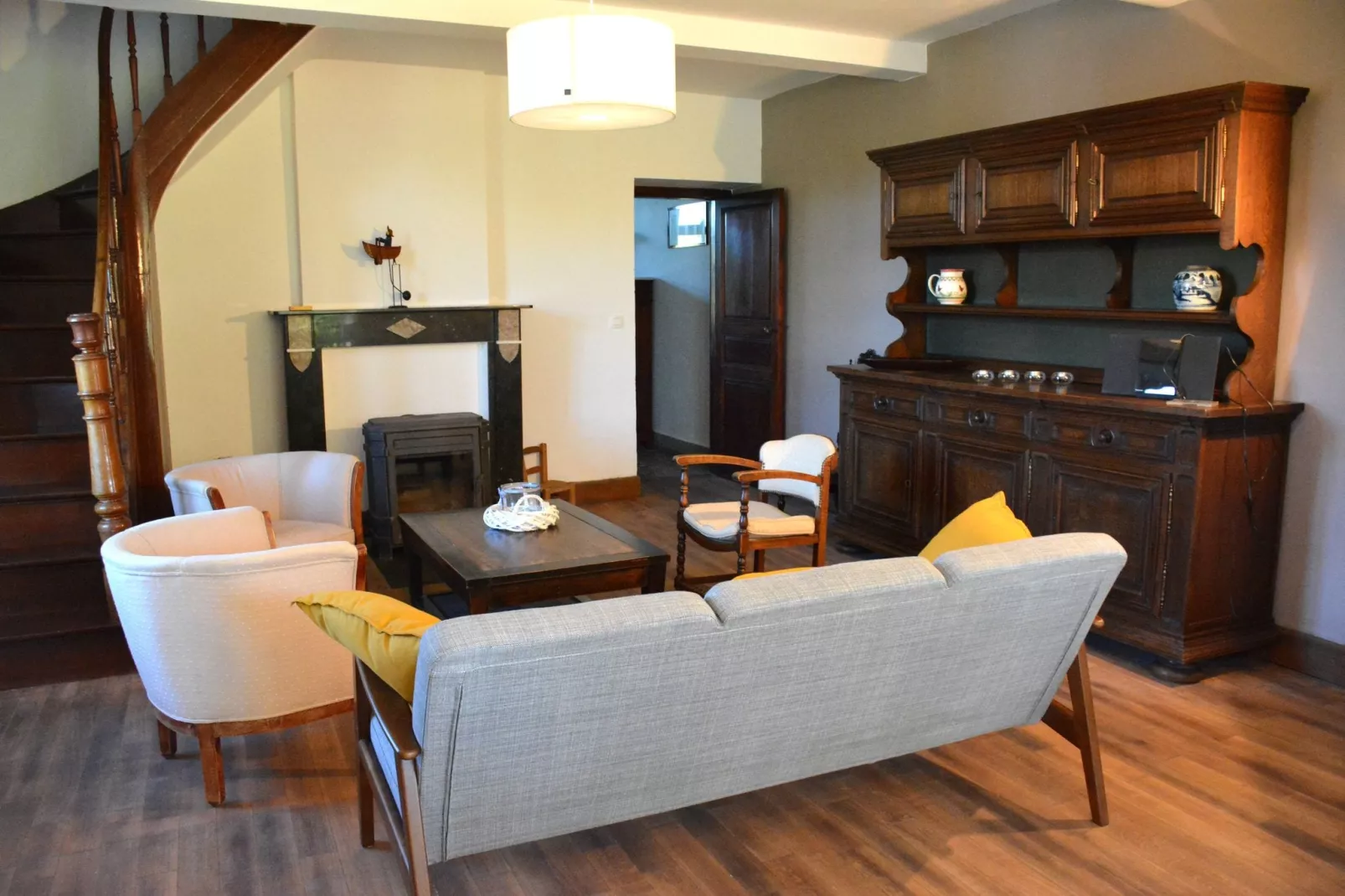 Le Gîte du Petit Culot-Wohnzimmer