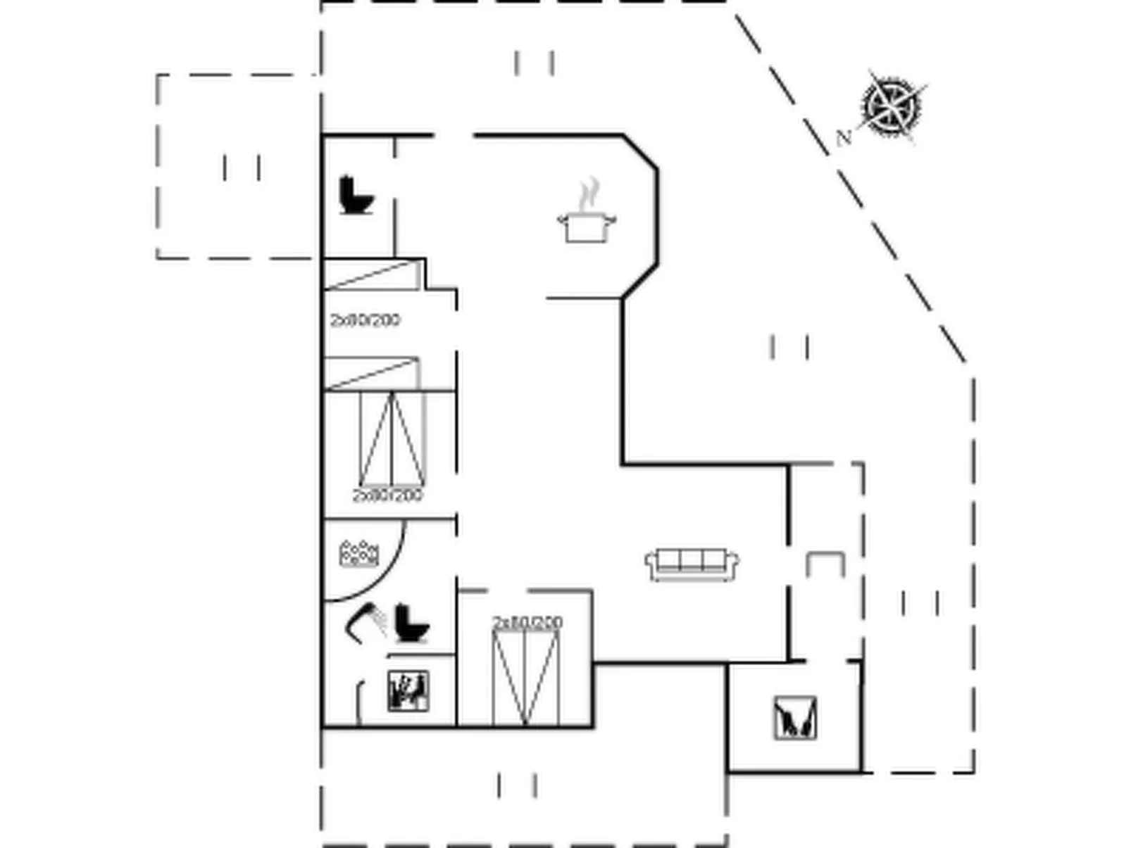 "Chrisse" - 550m from the sea-Inside