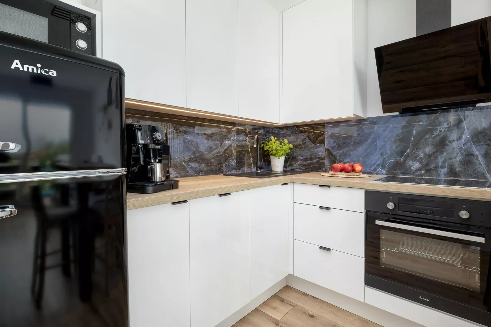 Apartament Pelikana 6-12 Rewal-Kitchen