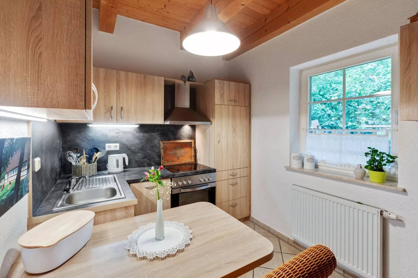 Ferienhaus mit Garten und Terrasse vor Rostock/Warnemünde-Kitchen