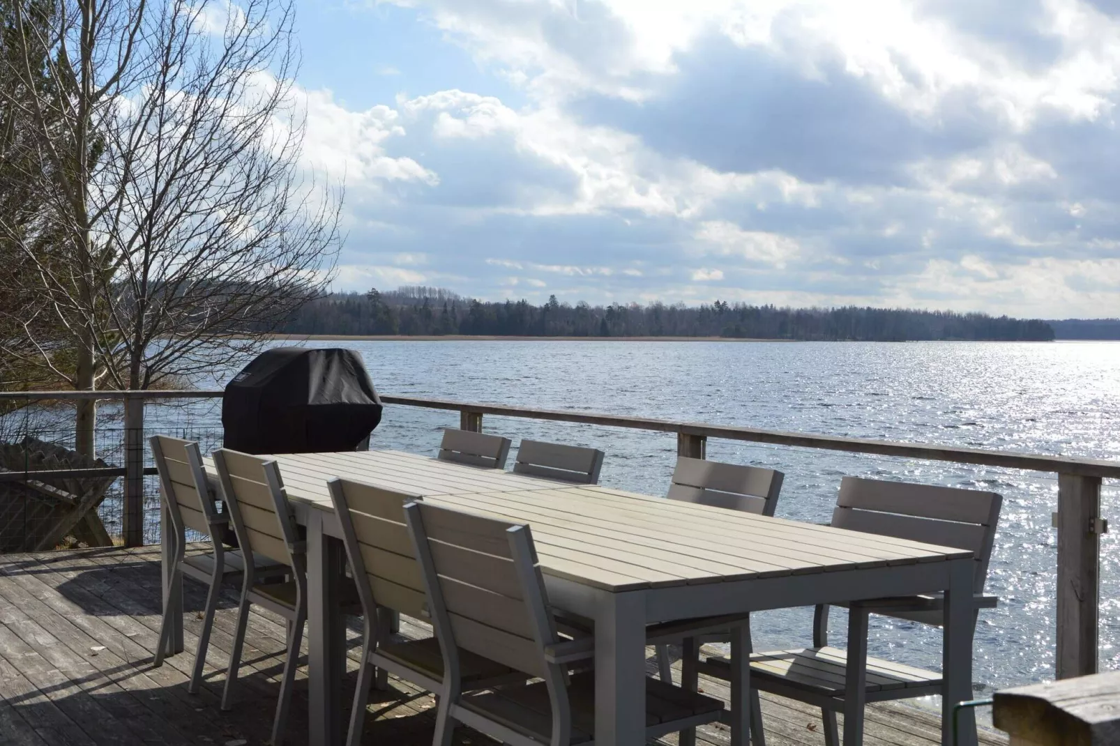8 person holiday home in HJÄLTEVAD-Water view