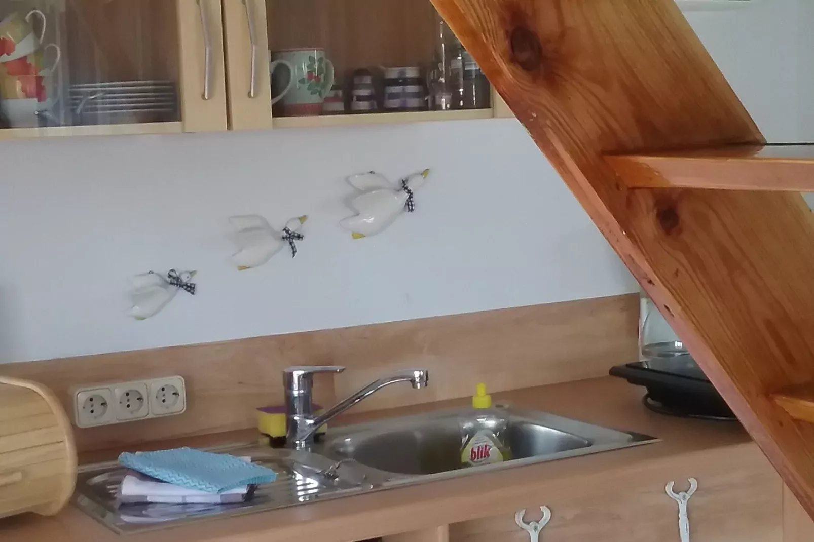Bootshaus direkt am See mit eigenem Steg-Kitchen