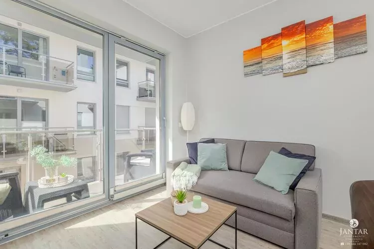 Apartament Grunwaldzka 12d/13 Pobierowo-Living room