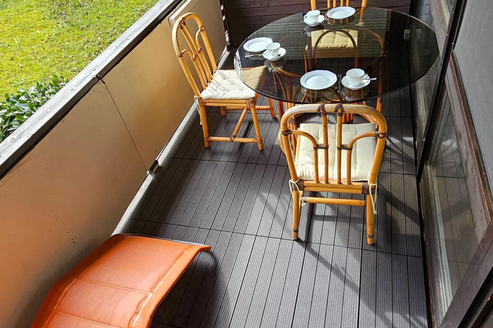 Ferienwohnung Siegsdorf in Bayern-Terrace balcony