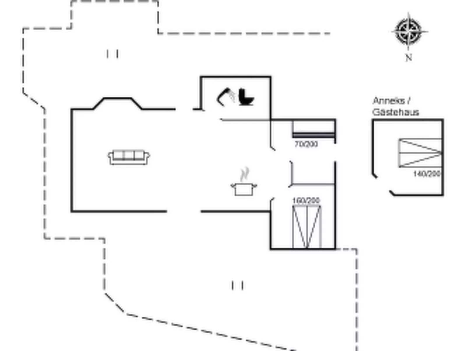 "Haraldina" - 350m to the inlet-Inside
