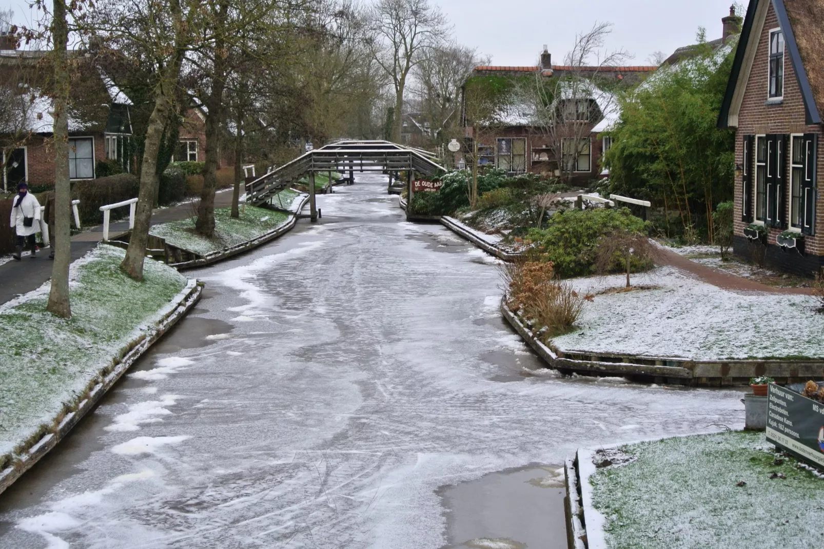 Vakantiepark Giethoorn 3-Garden winter