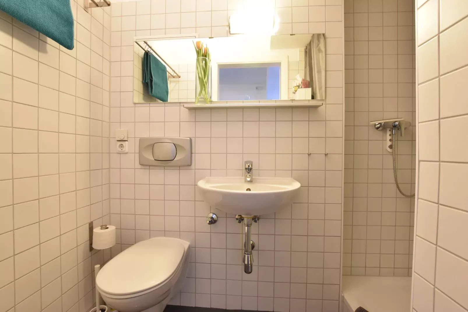 Backbord Hansestadt Wismar mit Terrasse-Badezimmer
