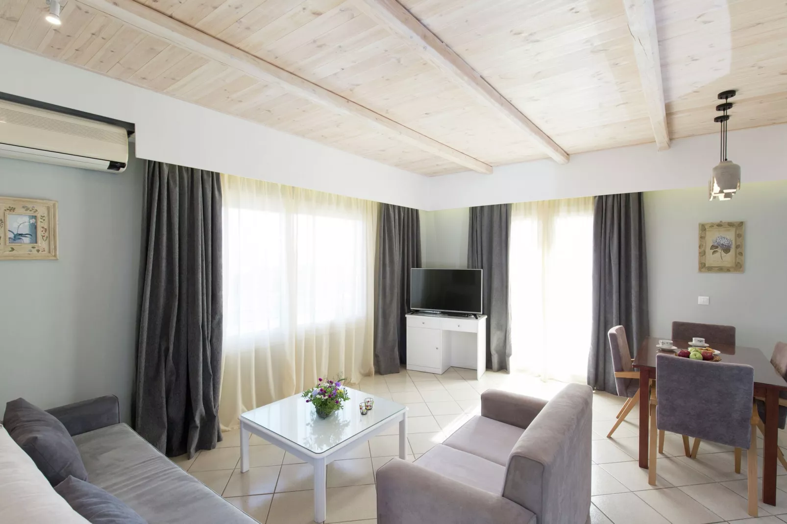 Villa Vasiliki-Wohnzimmer
