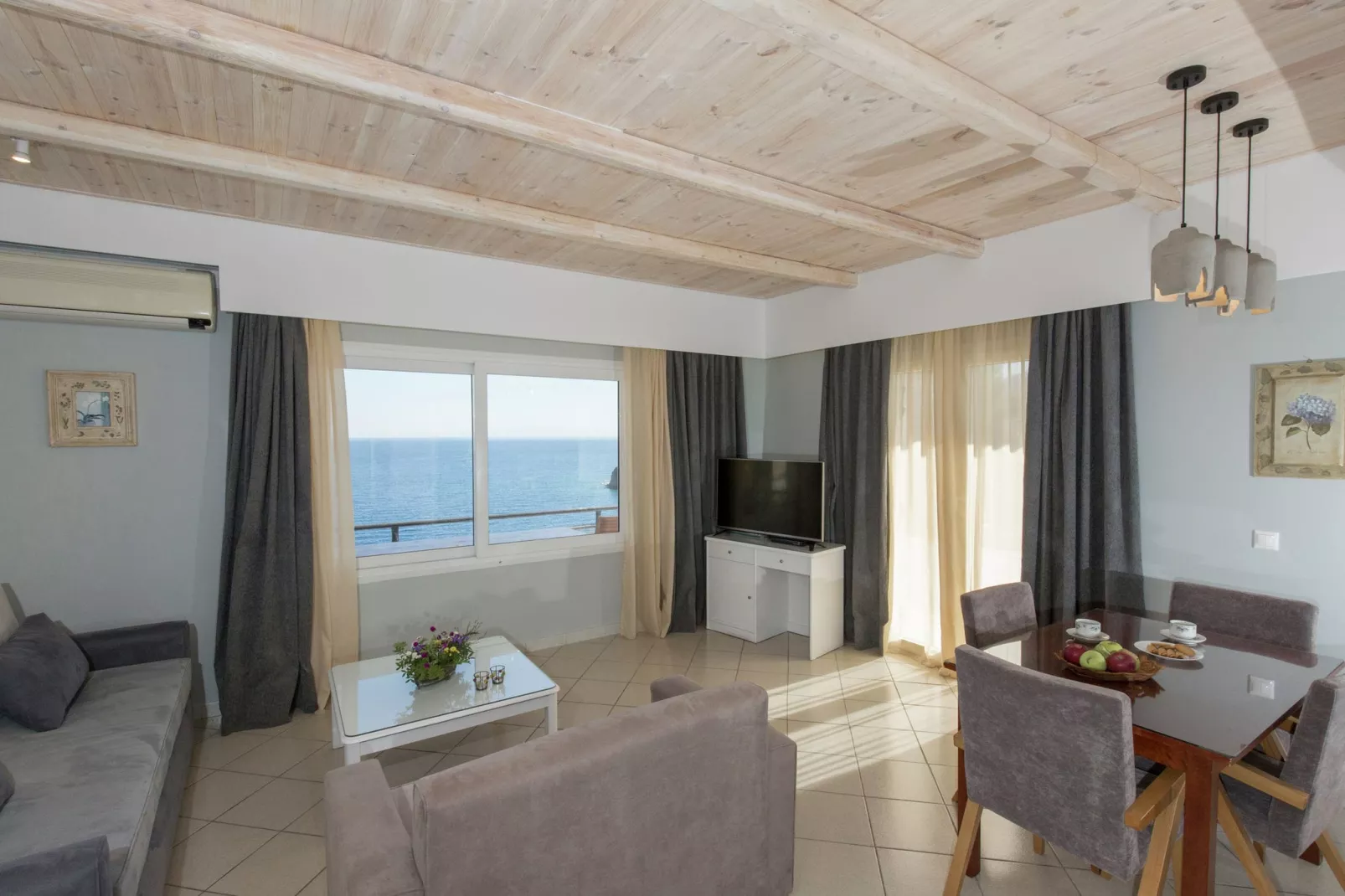 Villa Vasiliki-Wohnzimmer