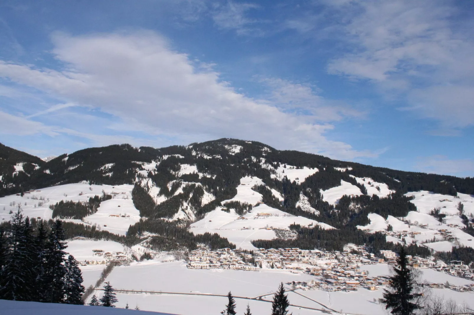 Schönes Appartement in Skigebietsnähe in Kirchberg-View winter