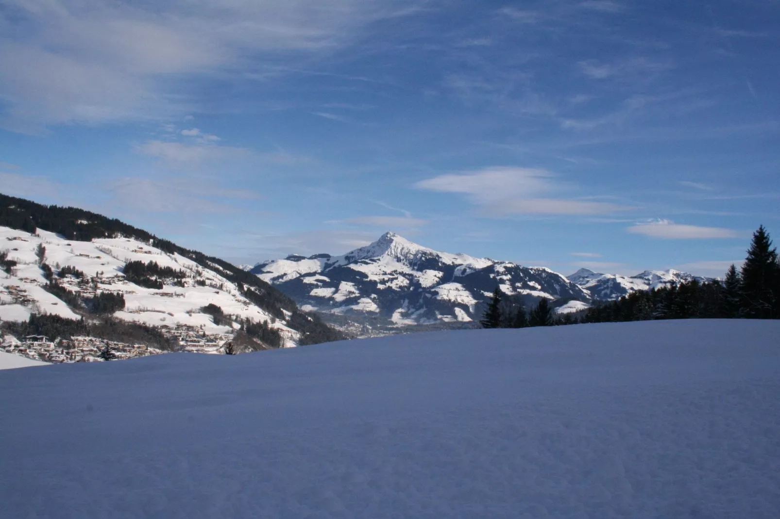 Schönes Appartement in Skigebietsnähe in Kirchberg-View winter