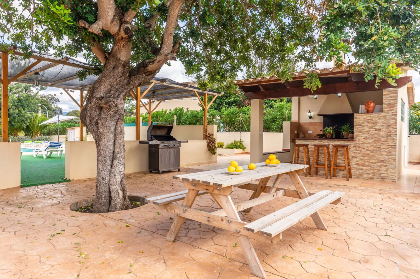 Es Garroveret-Terrassenbalkon