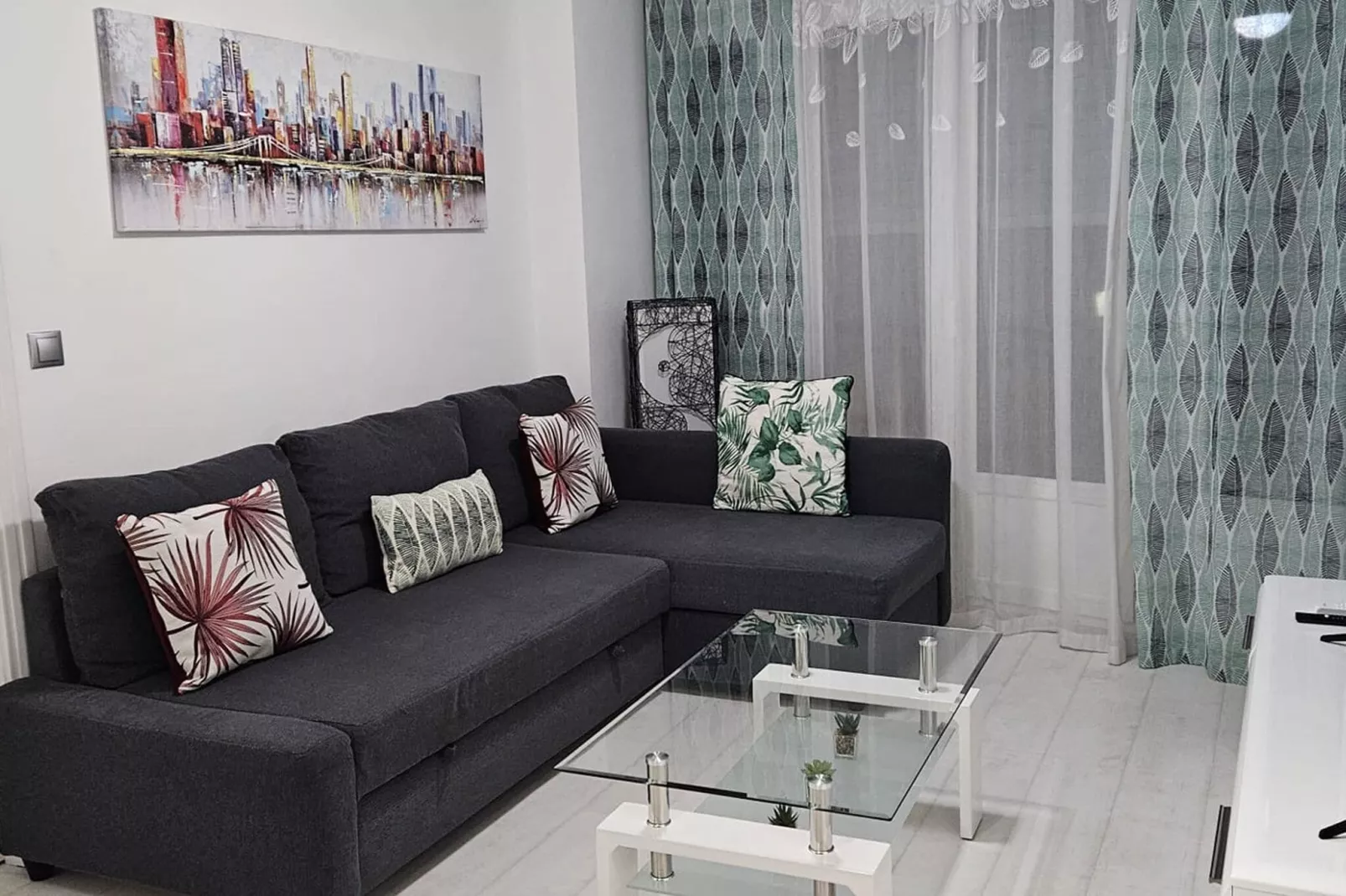 Apartamento Bazán-Living room