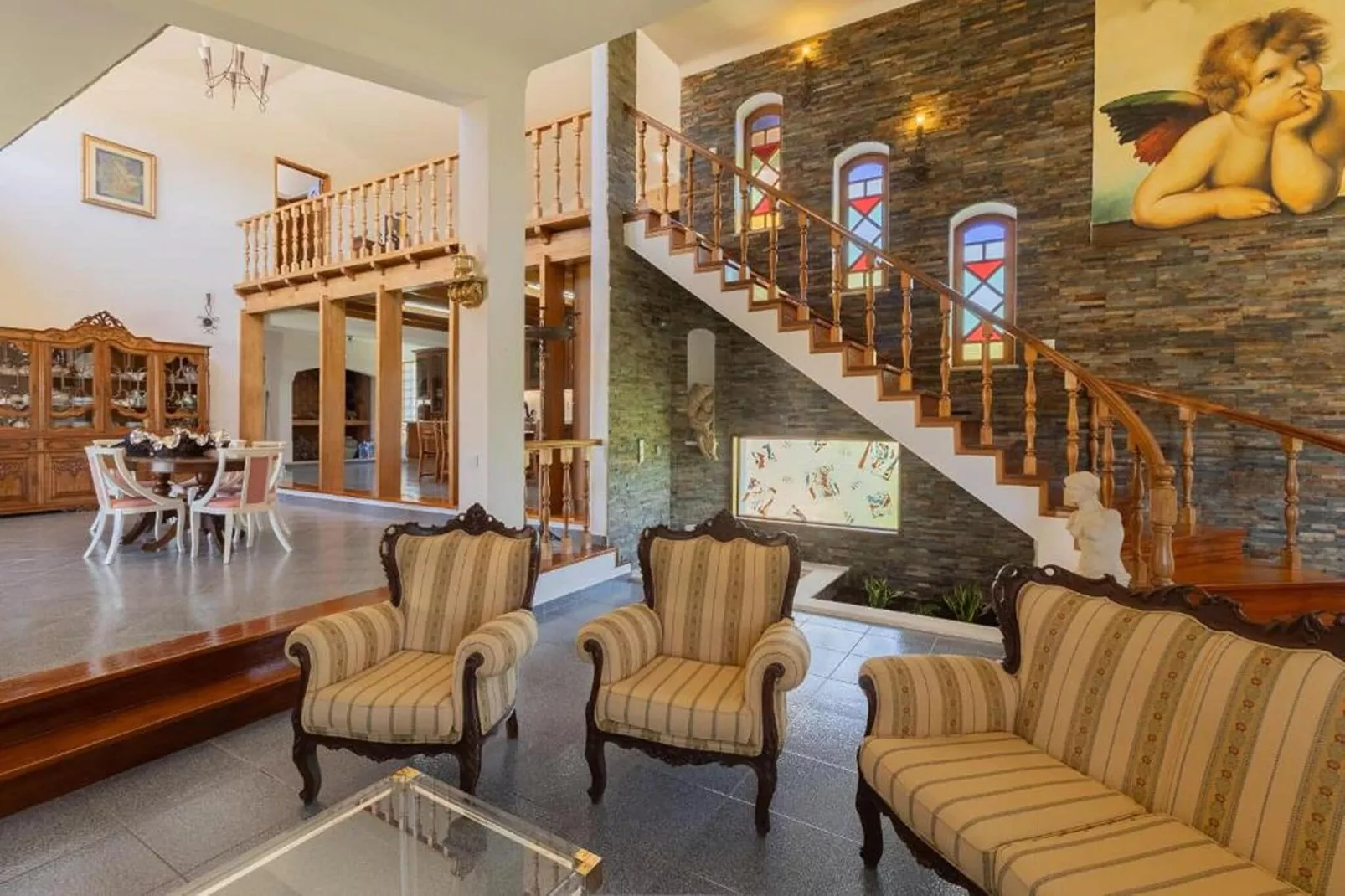 Villa Pétalos de Amor-Wohnzimmer