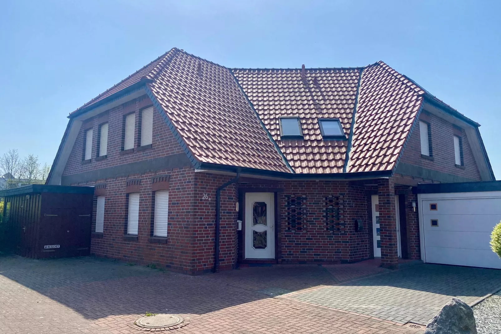 Ferienwohnung Fedderwardersiel-Exterior summer
