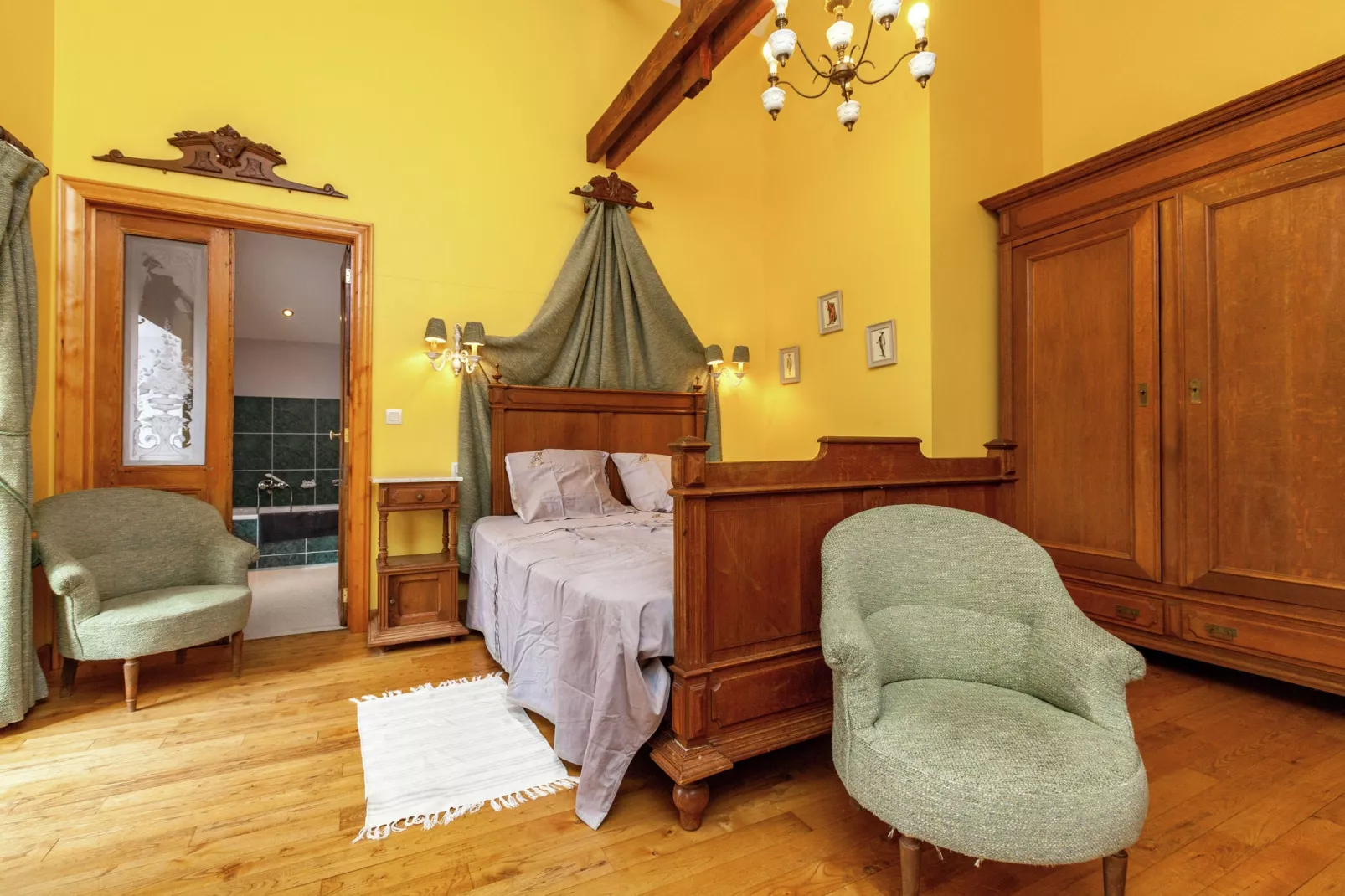 La Heronniere-Schlafzimmer