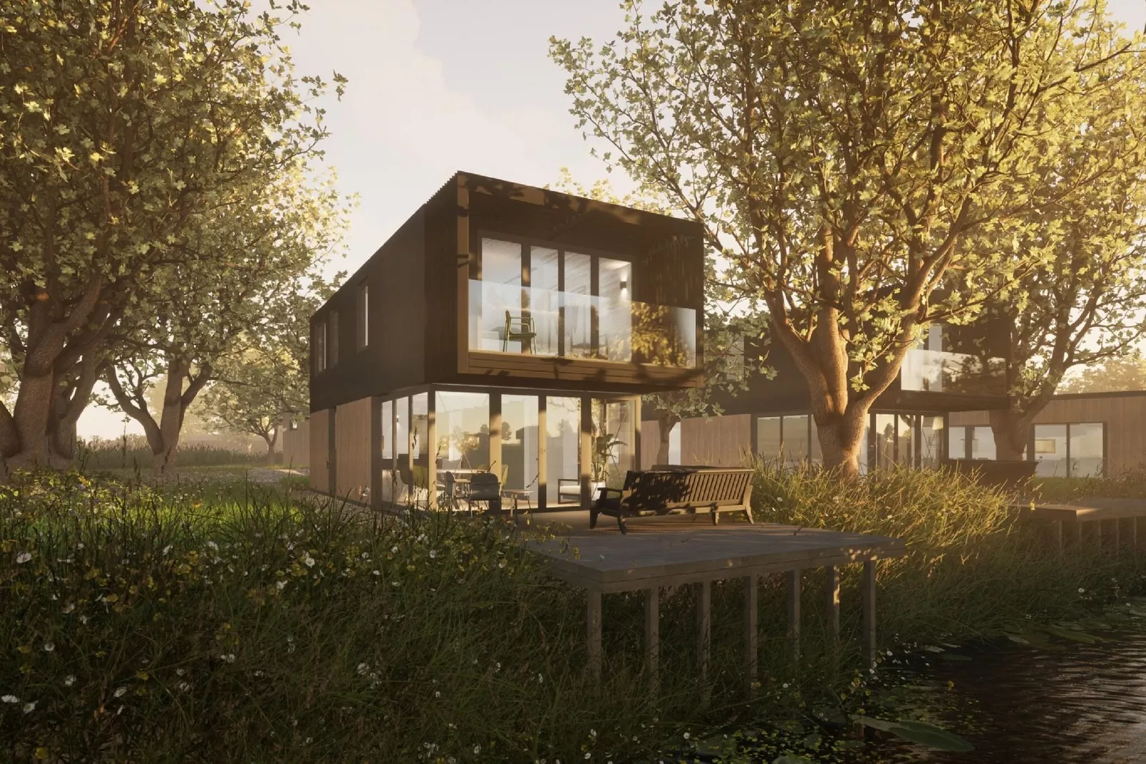 Lakeside Resort Brielle 7-Exterior summer