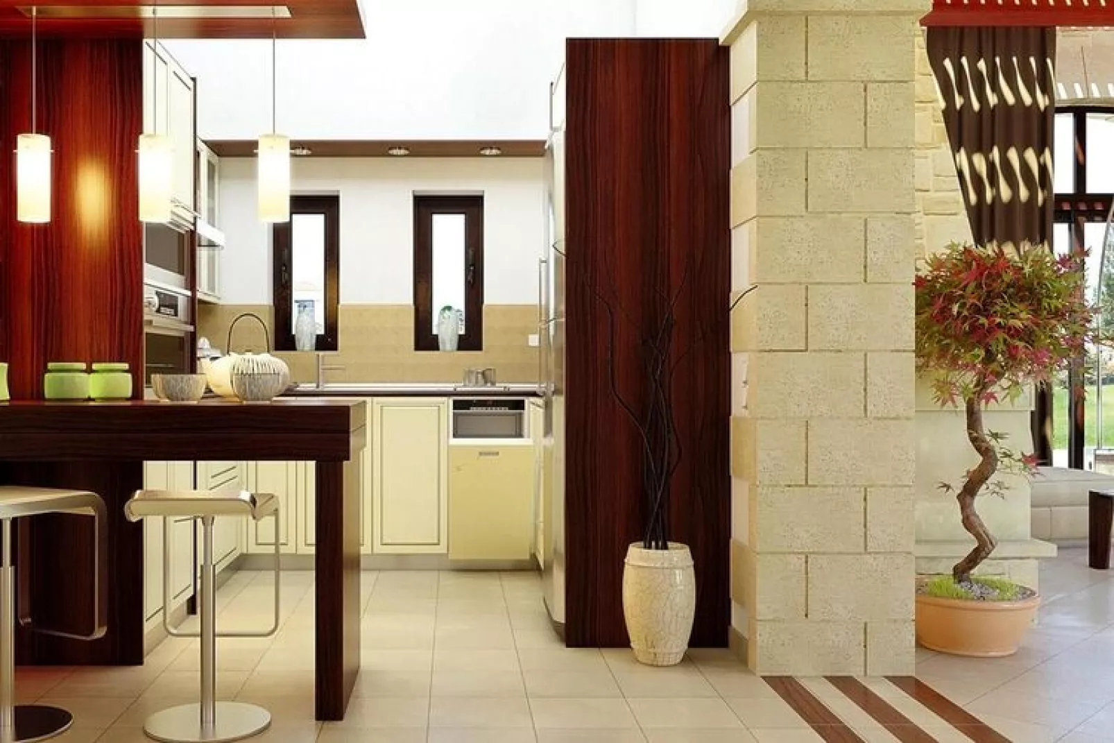 Caldera Villas Platanias - 3-bedroom villa 200 qm-Kitchen
