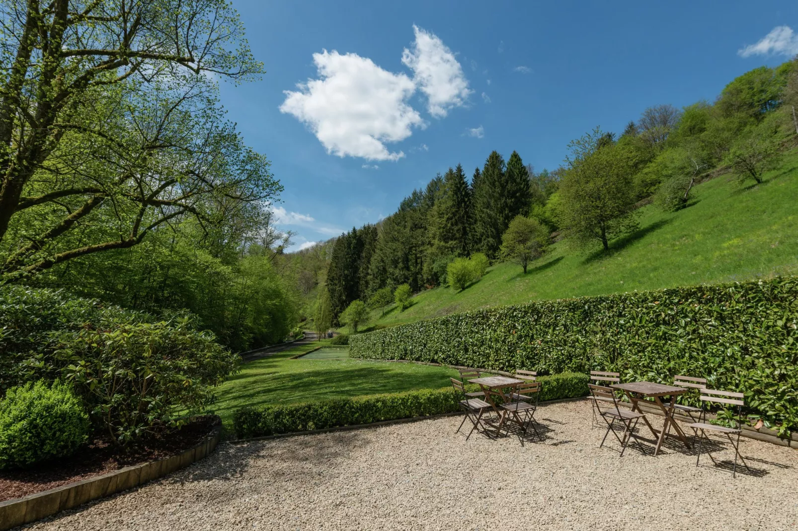 Le Vieux Moulin-Gardens summer