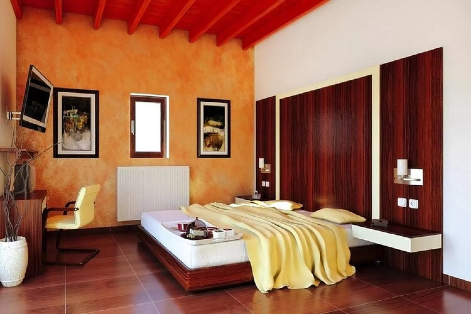 Caldera Villas Platanias - 3-bedroom villa 200 qm-Bedroom