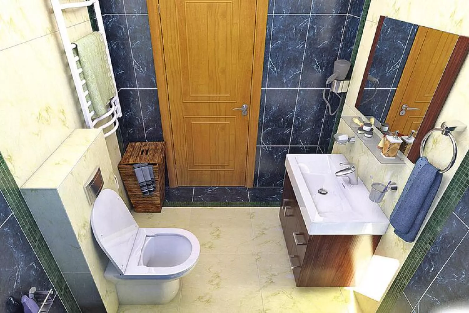 Caldera Villas Platanias - 3-bedroom villa 200 qm-Bathroom