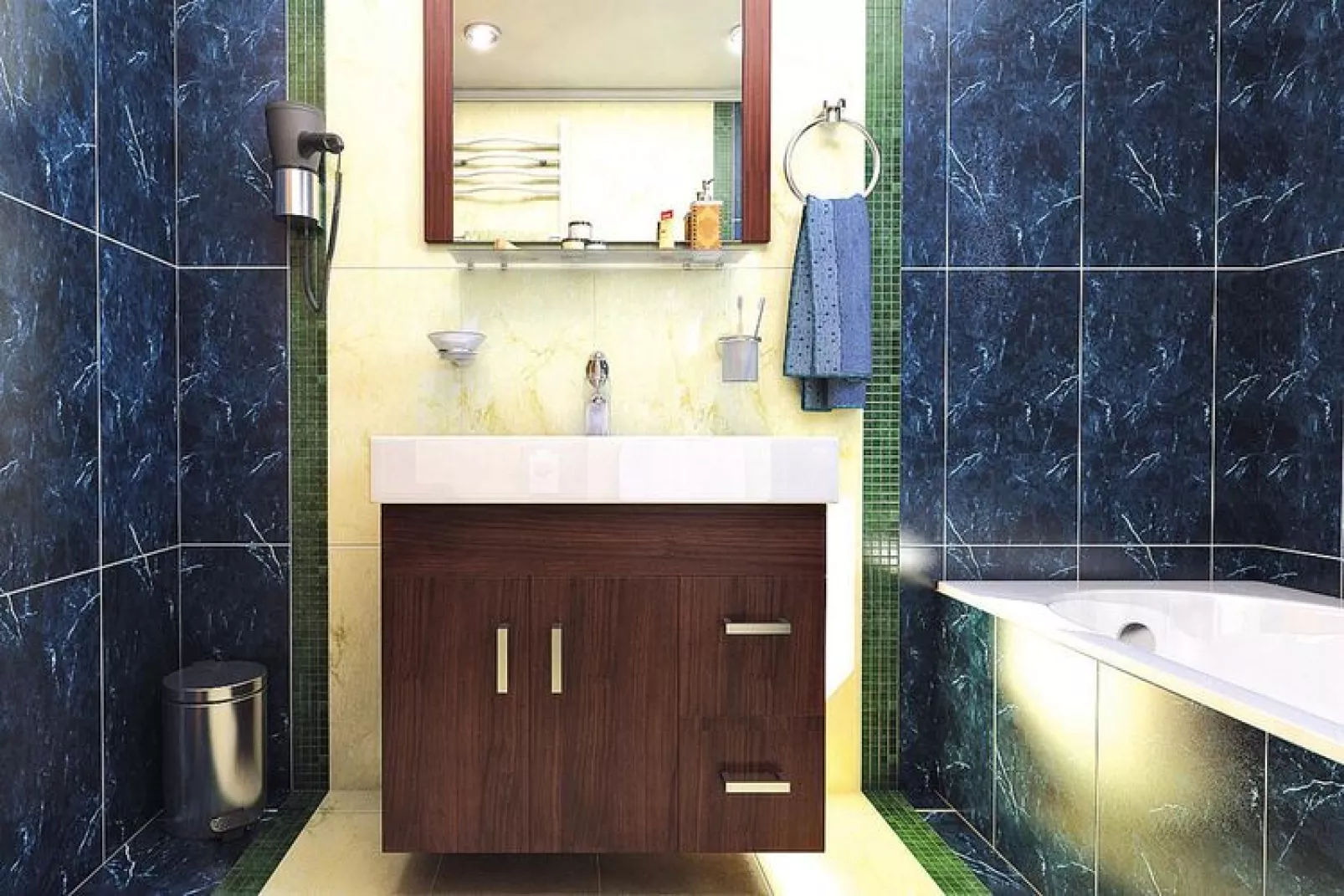 Caldera Villas Platanias - 3-bedroom villa 200 qm-Bathroom