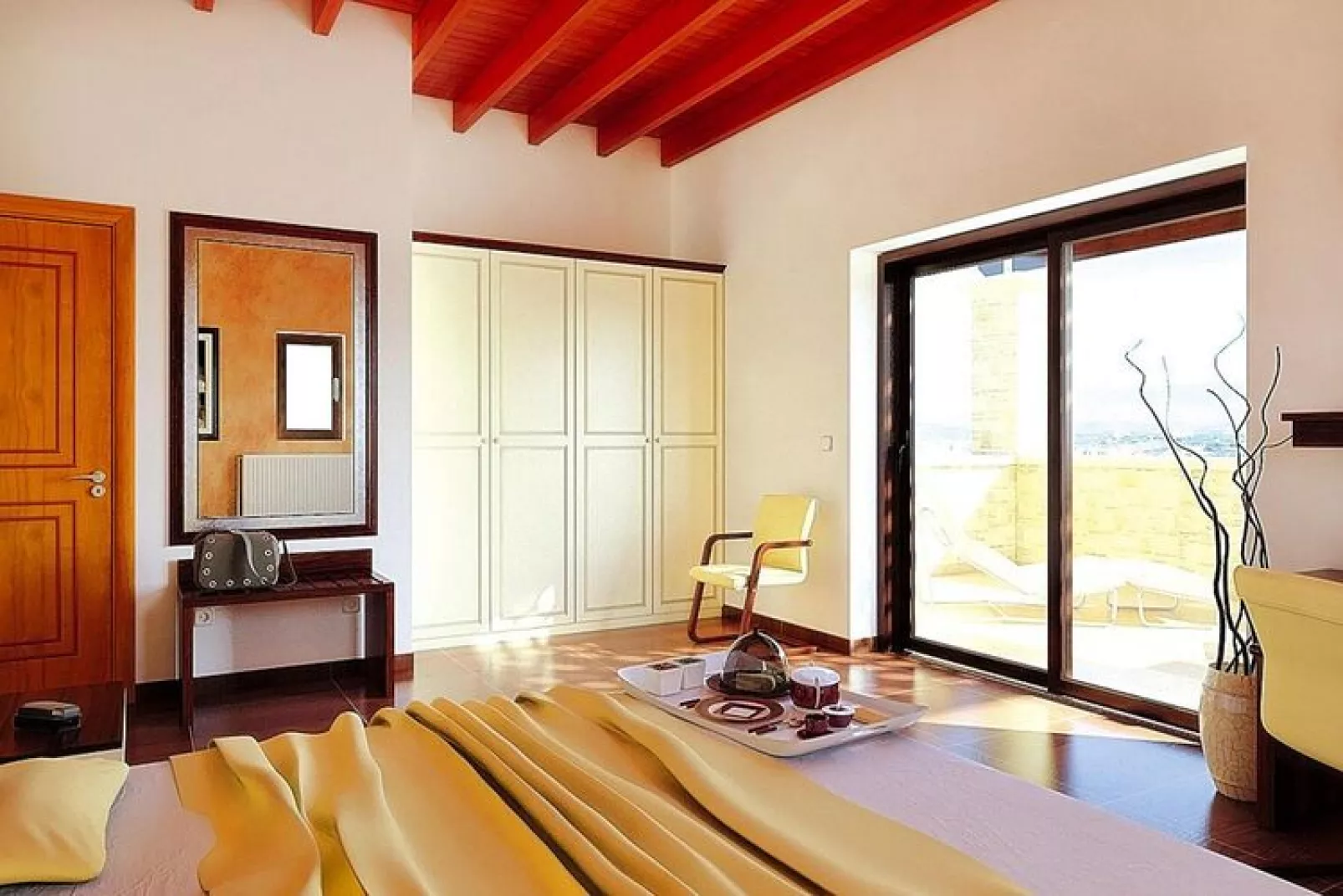 Caldera Villas Platanias - 3-bedroom villa 200 qm-Living room