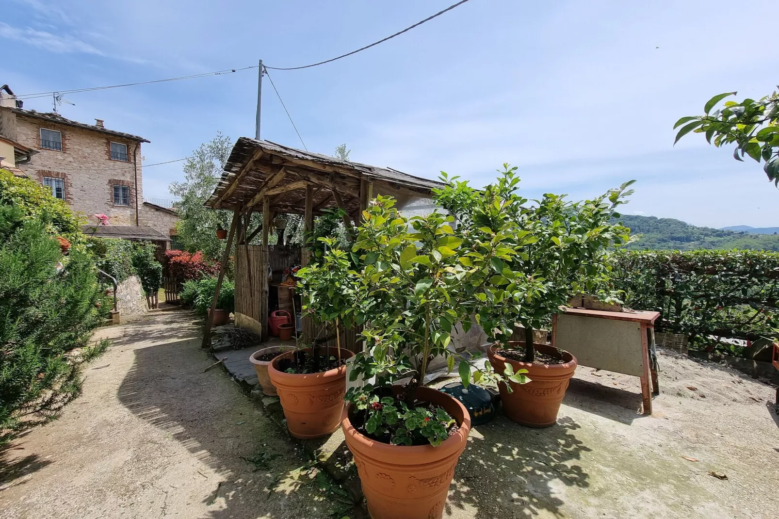 Casa Orbicciano & Nido d'amore - Jardins en été