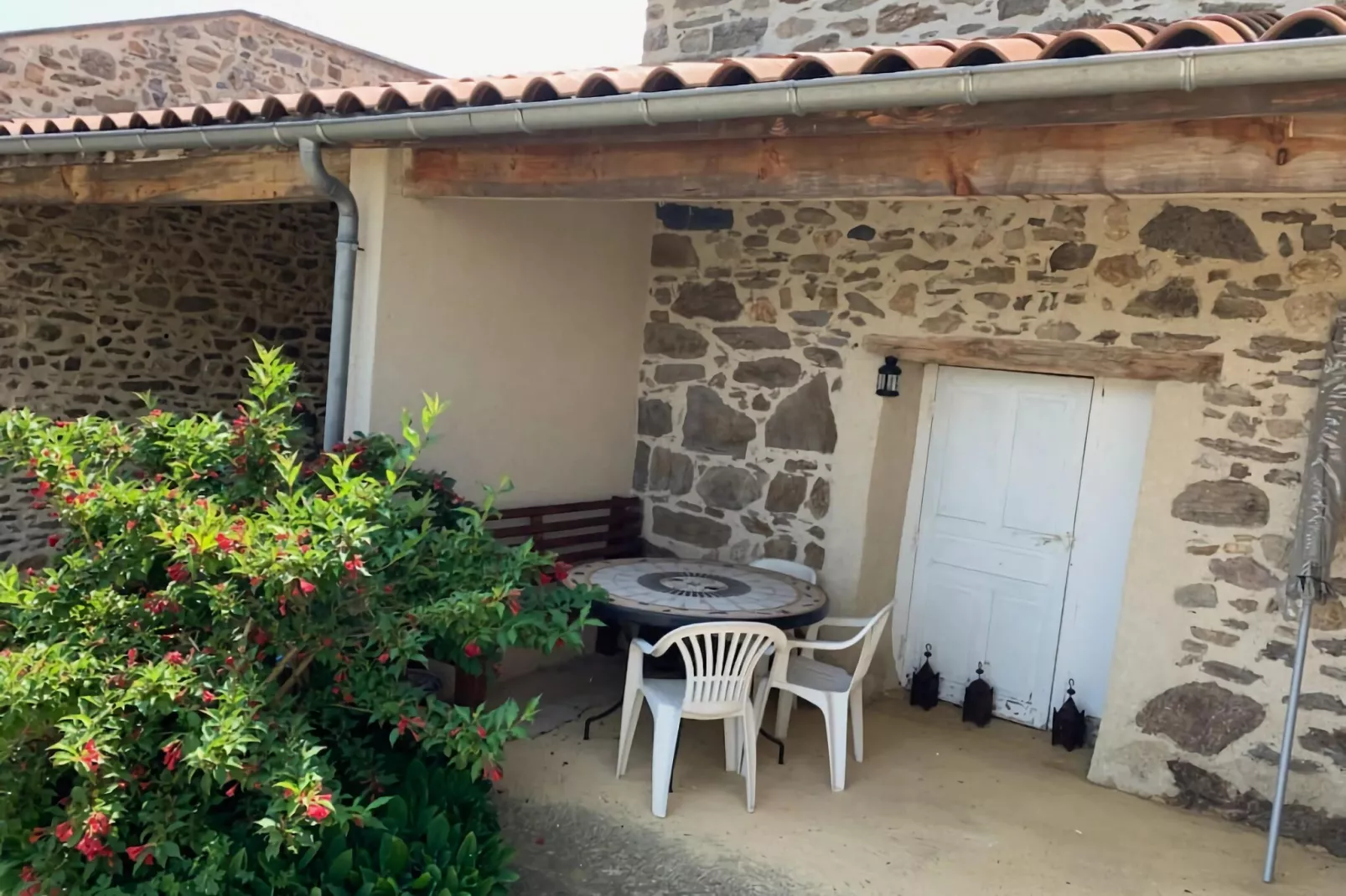 Maison pour 3 personnes à la campagne-Terrace balcony
