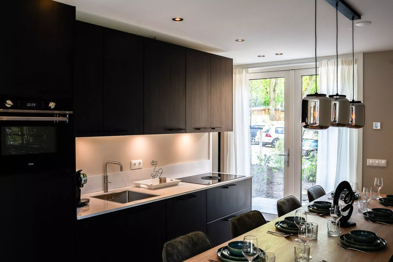 Bos Villa met Hottub  6 personen-Kitchen