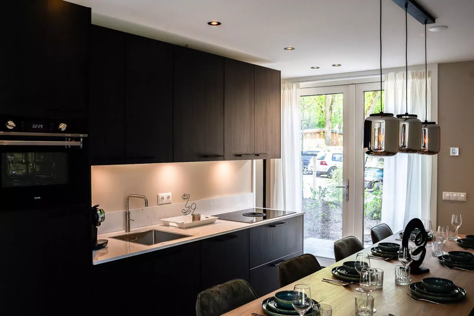 Bos Villa met Hottub & Sauna  8 personen-Kitchen