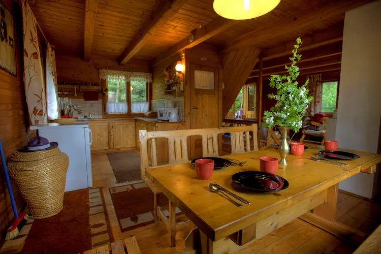 Holiday home in Wilkasy-Dining room
