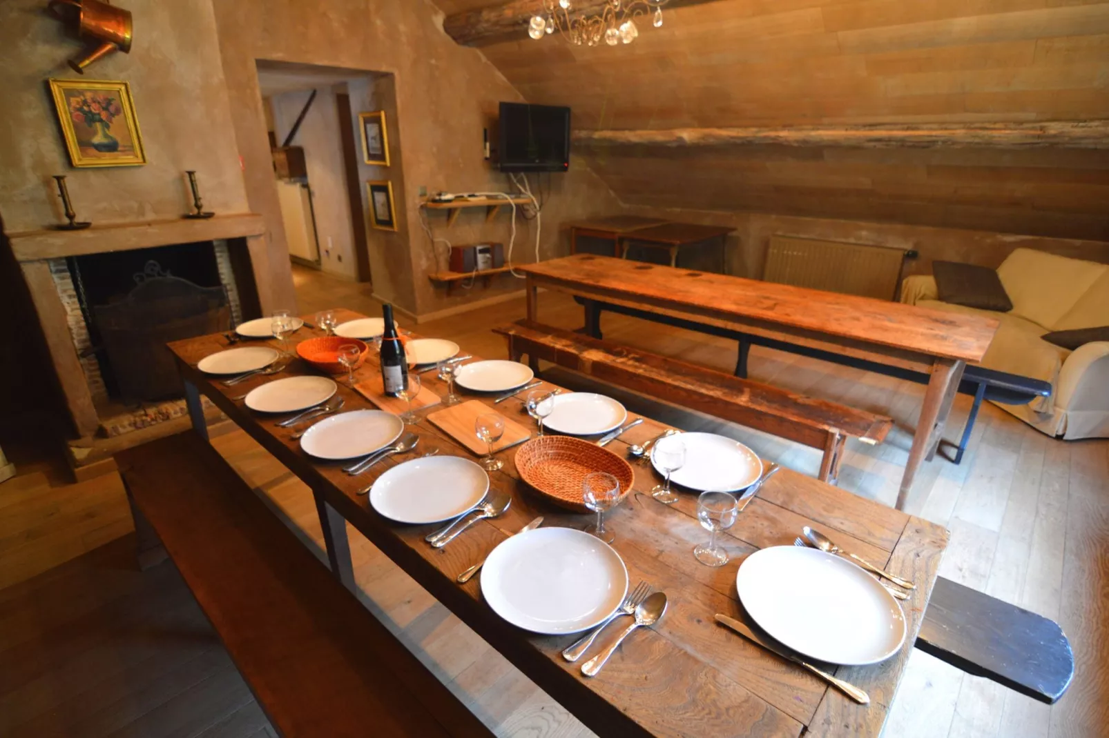 Le Vieux Moulin 22-Salle à manger