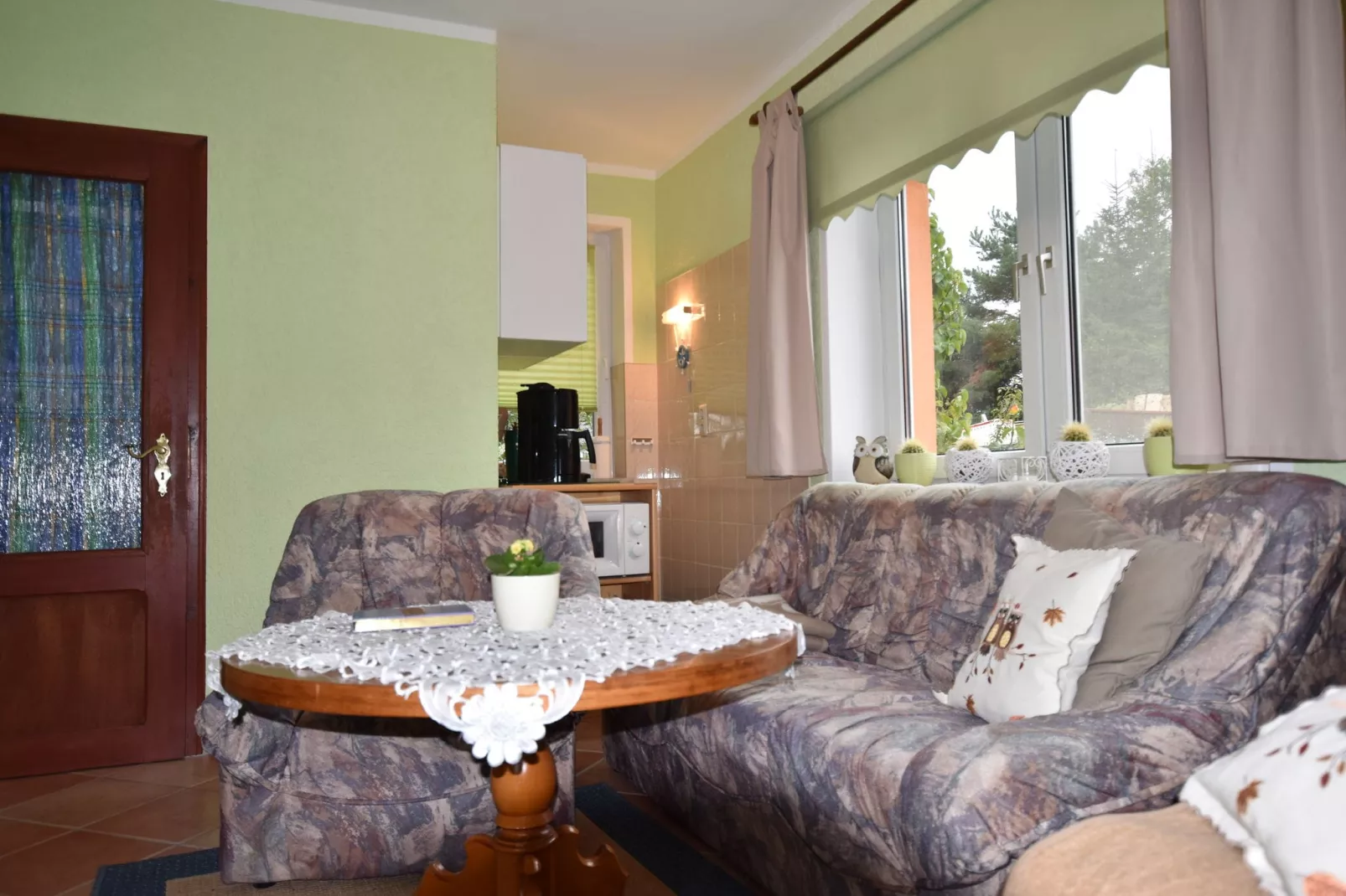 Gartenteich-Living room