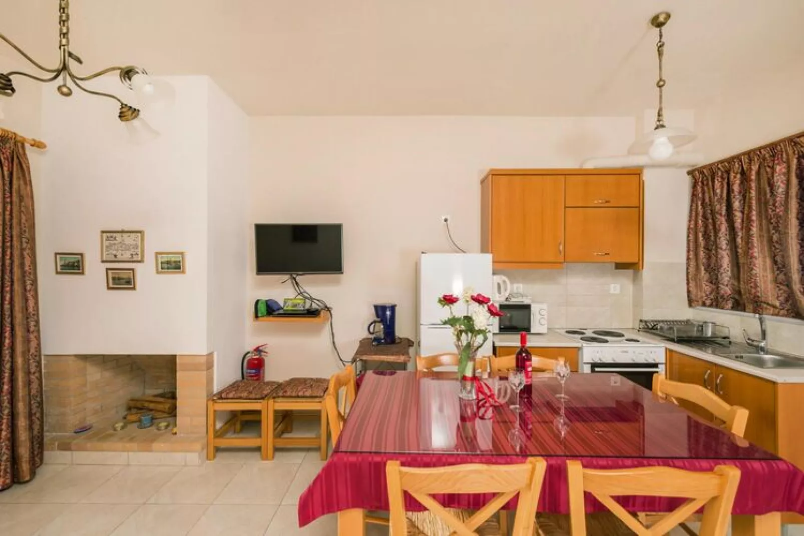 Apartments Cretan View, Chania-1 bedroom-app.-Kitchen