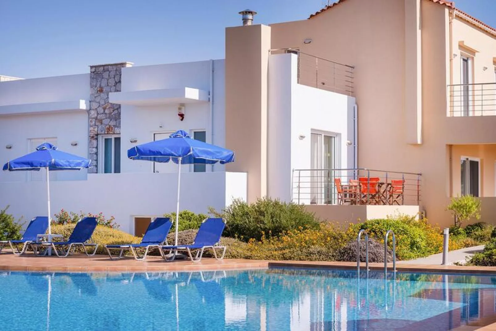 Apartments Cretan View, Chania-1 bedroom-app.-Pool