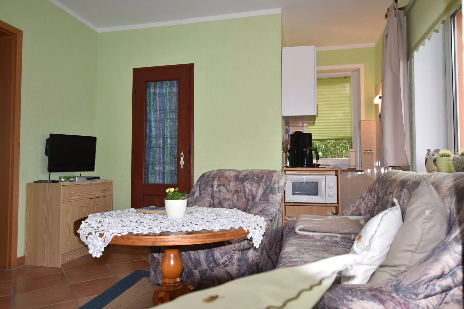 Gartenteich-Living room