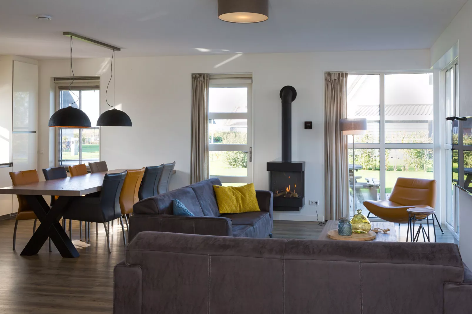 Friese Meren Villa's 14-Wohnzimmer