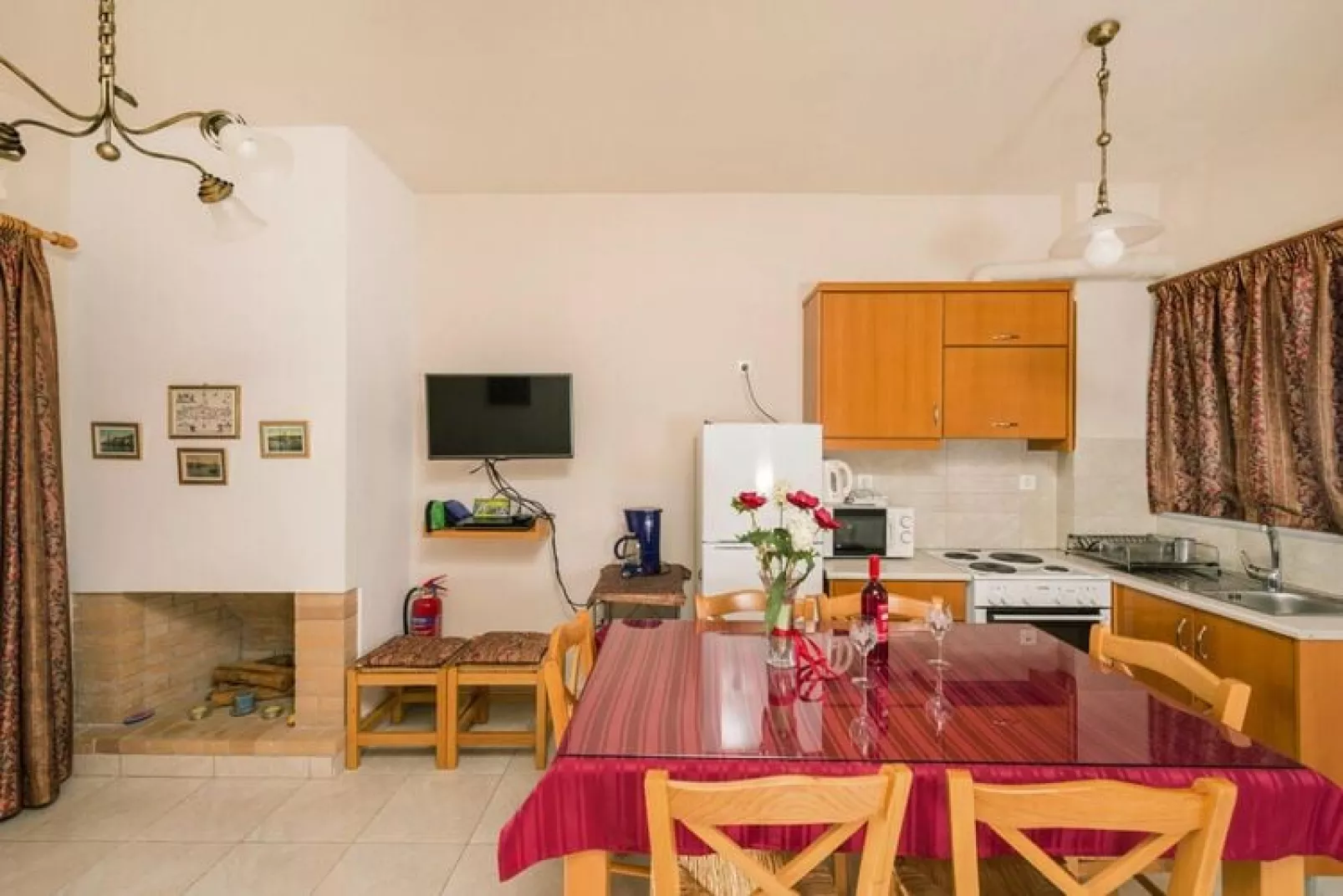 Apartments Cretan View, Chania-3 bedroom-app.-Cuisine