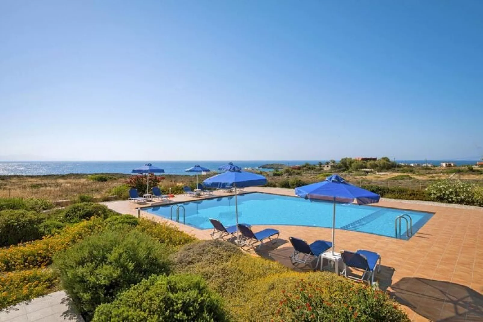 Apartments Cretan View, Chania-3 bedroom-app.-Piscine